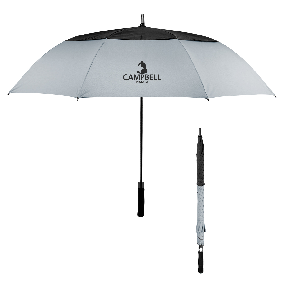 60" Arc Vented Umbrella With 100% Rpet Canopy 1