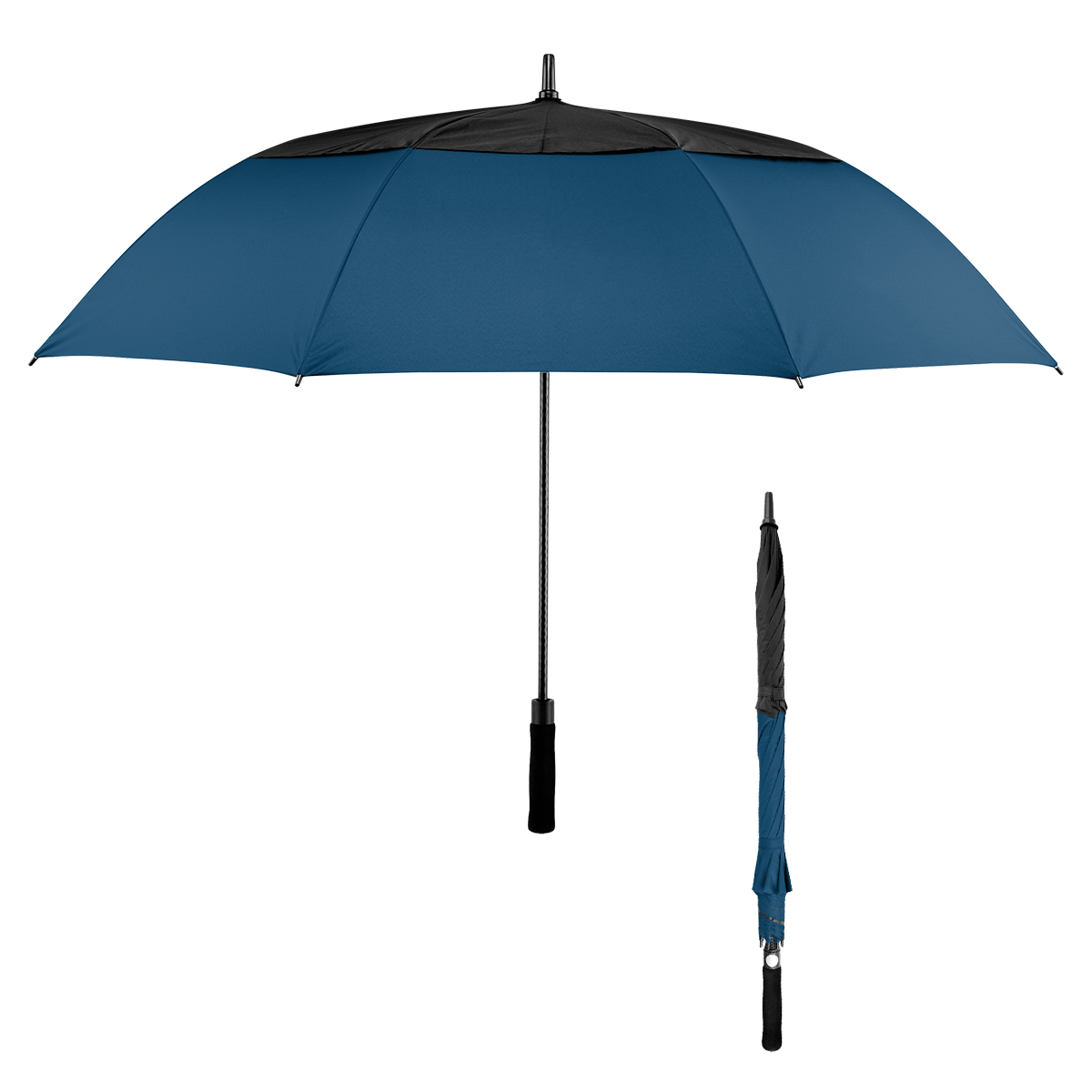 60" Arc Vented Umbrella With 100% Rpet Canopy 1