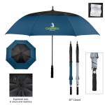60" Arc Vented Umbrella With 100% Rpet Canopy 1 60" Arc Vented Umbrella With 100% Rpet Canopy 1