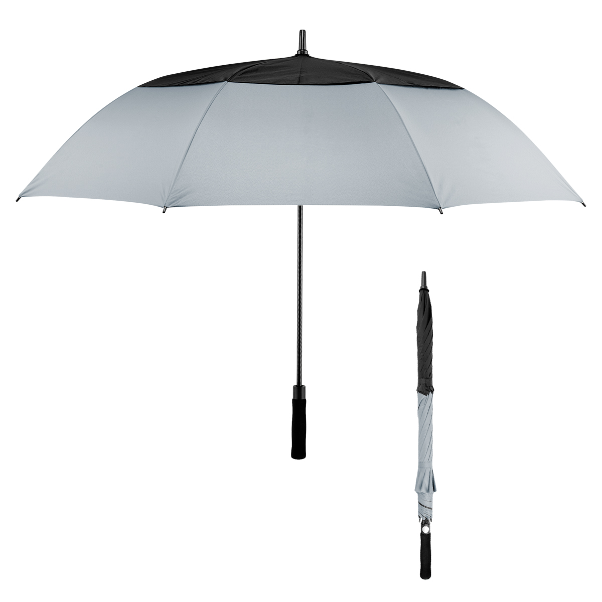 60" Arc Vented Umbrella With 100% Rpet Canopy 1