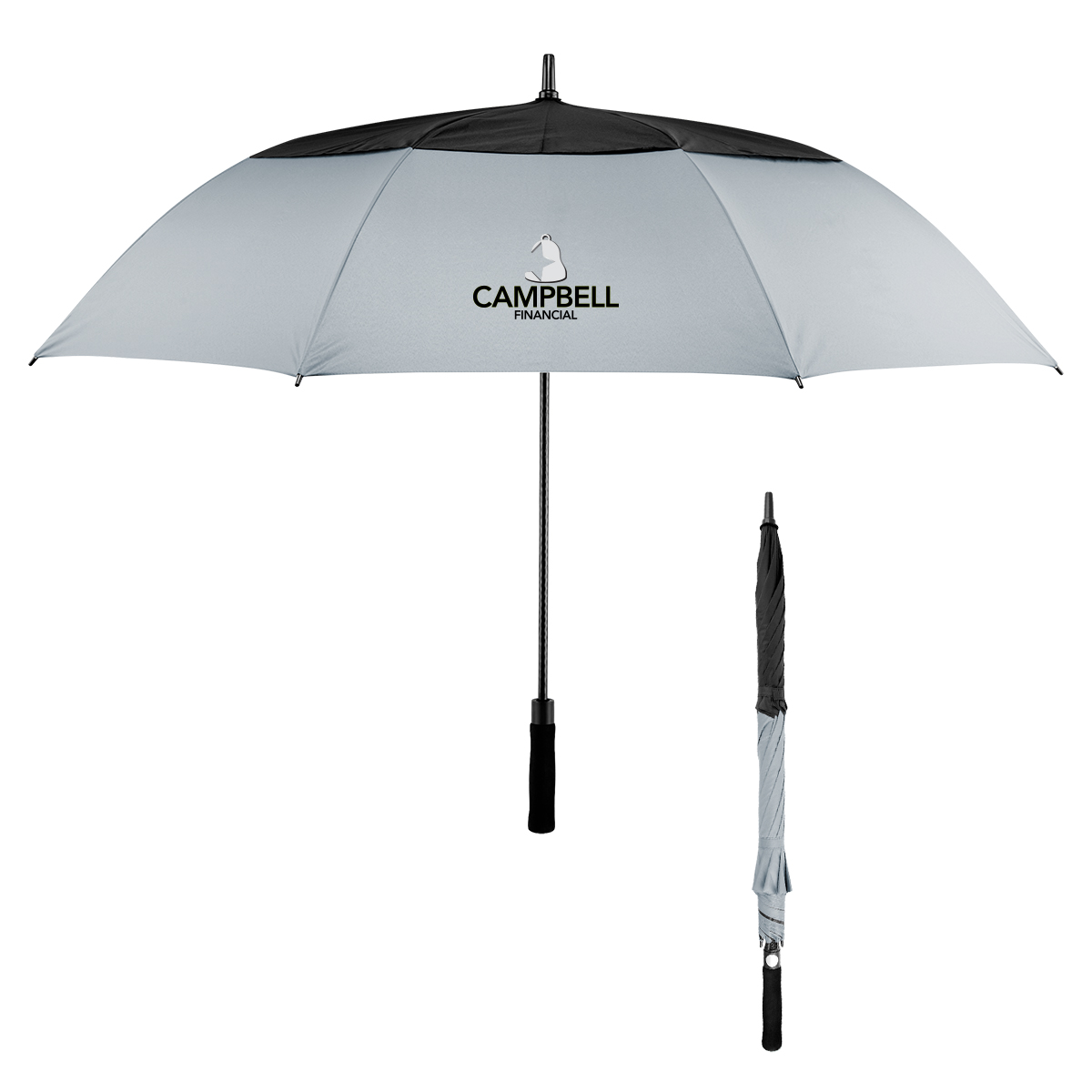 60" Arc Vented Umbrella With 100% Rpet Canopy 1