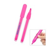 Square Barrel Highlighter - 12058 PUR Padprint Square Barrel Highlighter - 12058 PUR Padprint