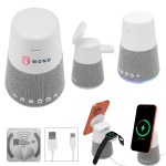 Astro Light Up Speaker Multi-charging Sound Machine - 25677 WHTGRA Digibrite Astro Light Up Speaker Multi-charging Sound Machine - 25677 WHTGRA Digibrite