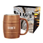 14 Oz. Moscow Mule Barrel Mug With Custom Box 1 14 Oz. Moscow Mule Barrel Mug With Custom Box 1