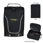 Carlton Shoe Bag - 3106 BLK Embroidery Carlton Shoe Bag - 3106 BLK Embroidery