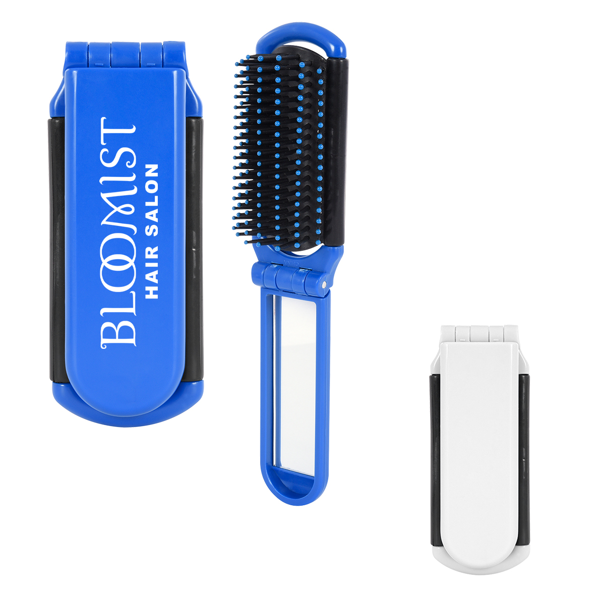 Kwik-fix Folding Brush With Mirror 1