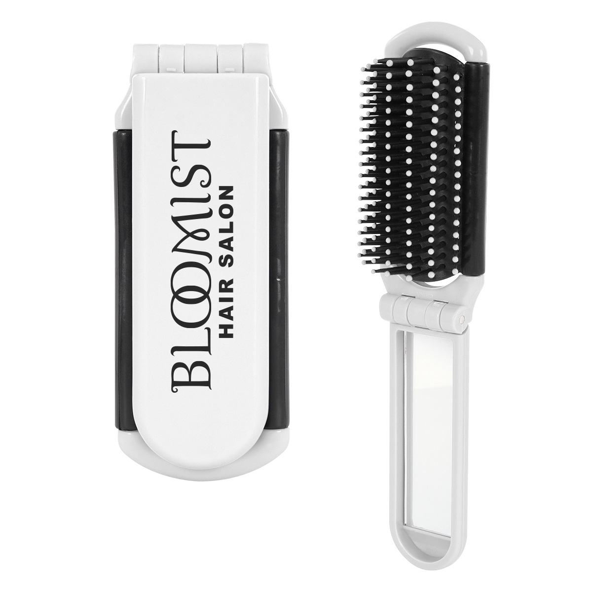 Kwik-fix Folding Brush With Mirror 1