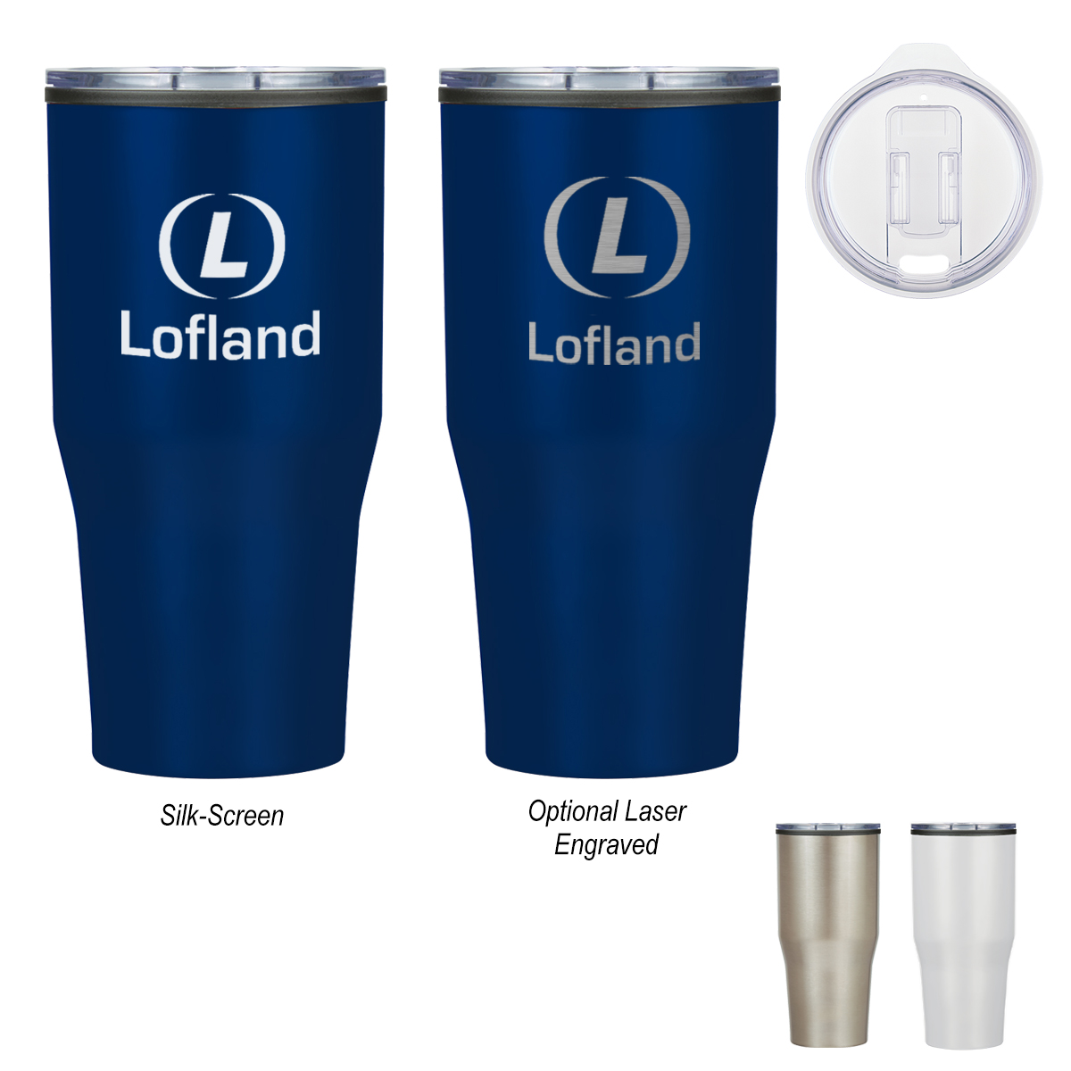 30 Oz. Rossmoor Stainless Steel Tumbler 1