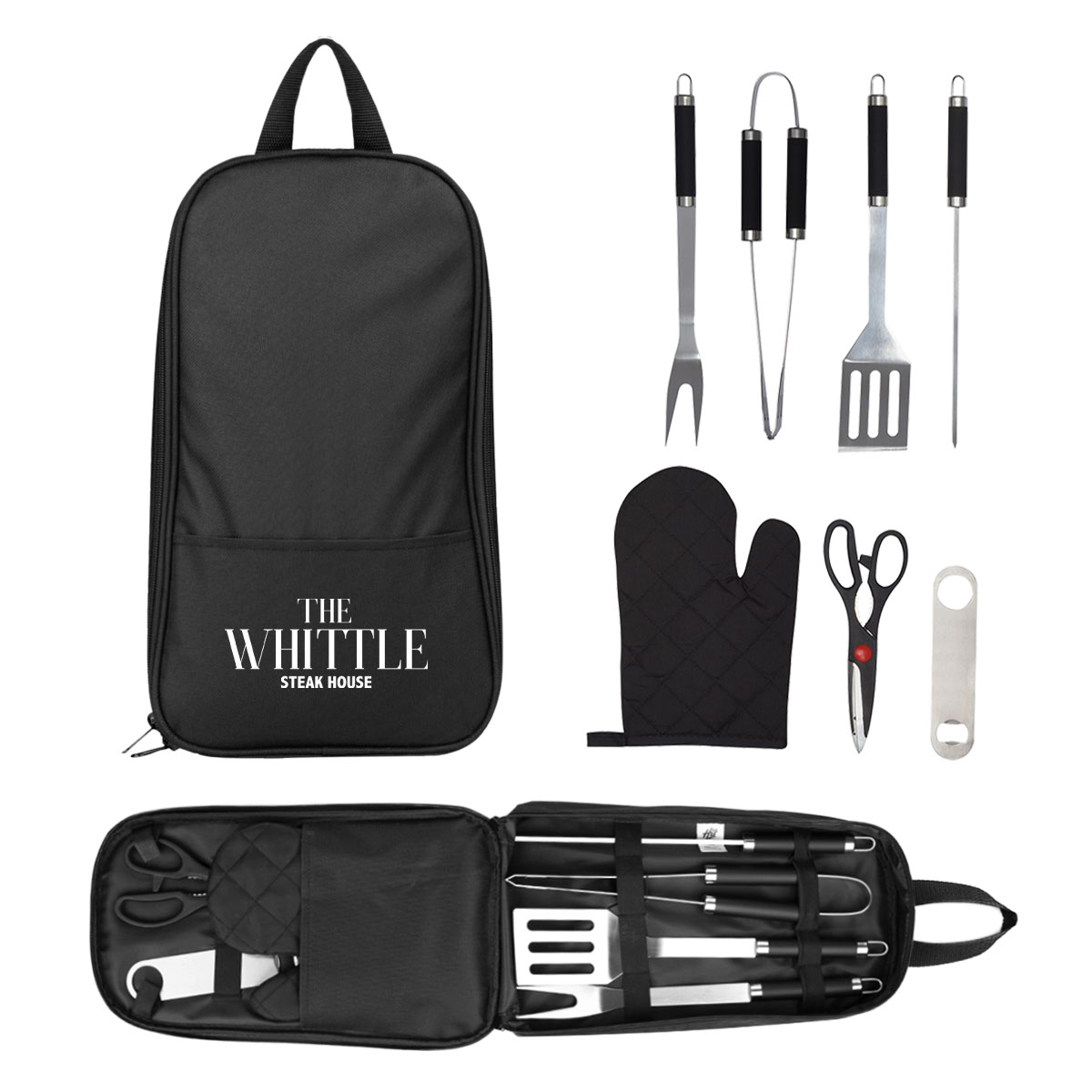 7-piece Pit Master Bbq Set In Carrying Case 1 7-piece Pit Master Bbq Set In Carrying Case 1