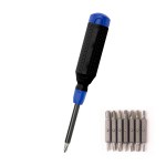 Megapro 15-in-1 Multi-bit Screwdriver - 7255 BLKBLU Megapro 15-in-1 Multi-bit Screwdriver - 7255 BLKBLU