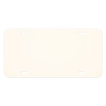 Aluminum Custom License Plate - 0VPAL WHT Aluminum Custom License Plate - 0VPAL WHT