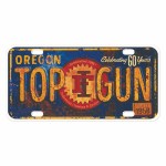 Aluminum Custom License Plate - 0VPAL WHT 4CP Aluminum Custom License Plate - 0VPAL WHT 4CP