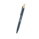 Recycled Aluminum Pen With Bamboo Plunger - 11989 OLV Laser Recycled Aluminum Pen With Bamboo Plunger - 11989 OLV Laser