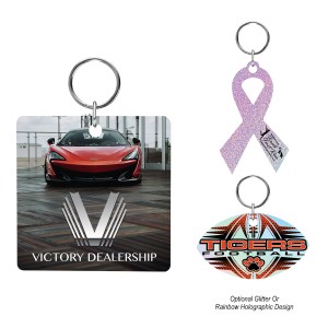 Acrylic Key Tag - Custom Shape 4" 1 Acrylic Key Tag - Custom Shape 4" 1