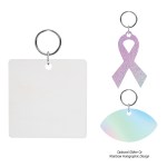 Acrylic Key Tag - Custom Shape 4" 2 Acrylic Key Tag - Custom Shape 4" 2
