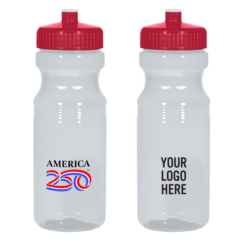 America250™ 24 Oz. Poly-clear™ Fitness Bottle 1 America250™ 24 Oz. Poly-clear™ Fitness Bottle 1