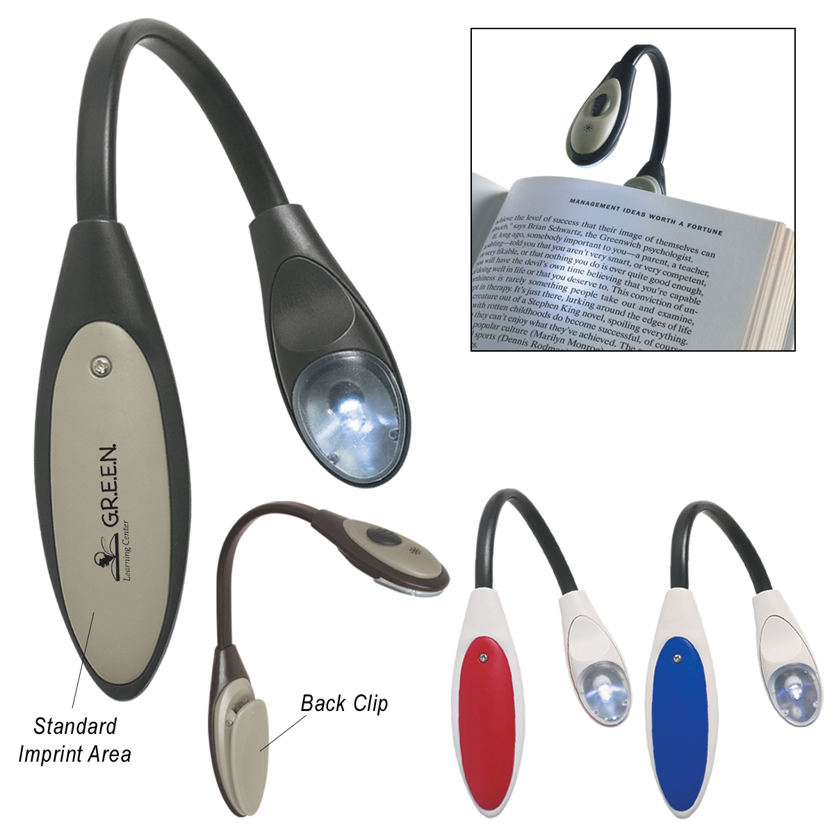 Bendable Book Light 1