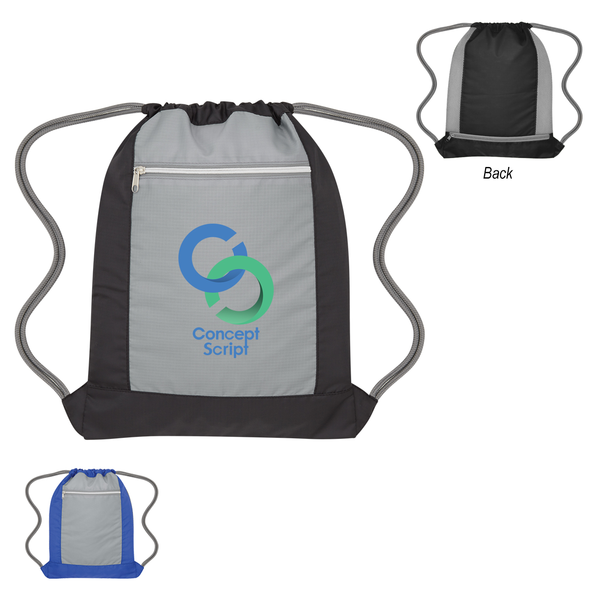 Flip Side Drawstring Sports Bag 1