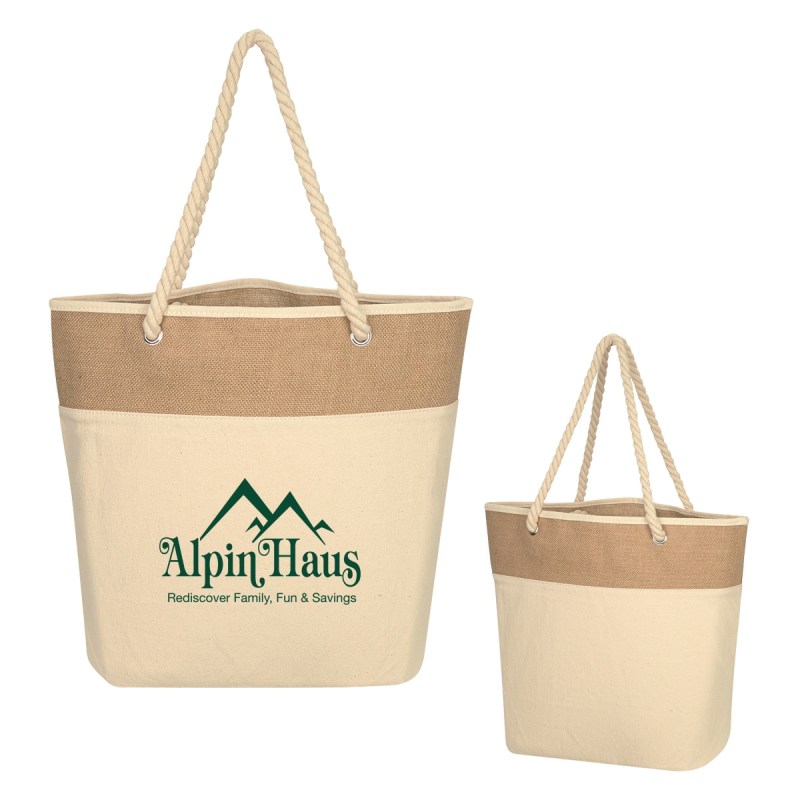 Burlap Rope Tote Bag 1 Burlap Rope Tote Bag 1