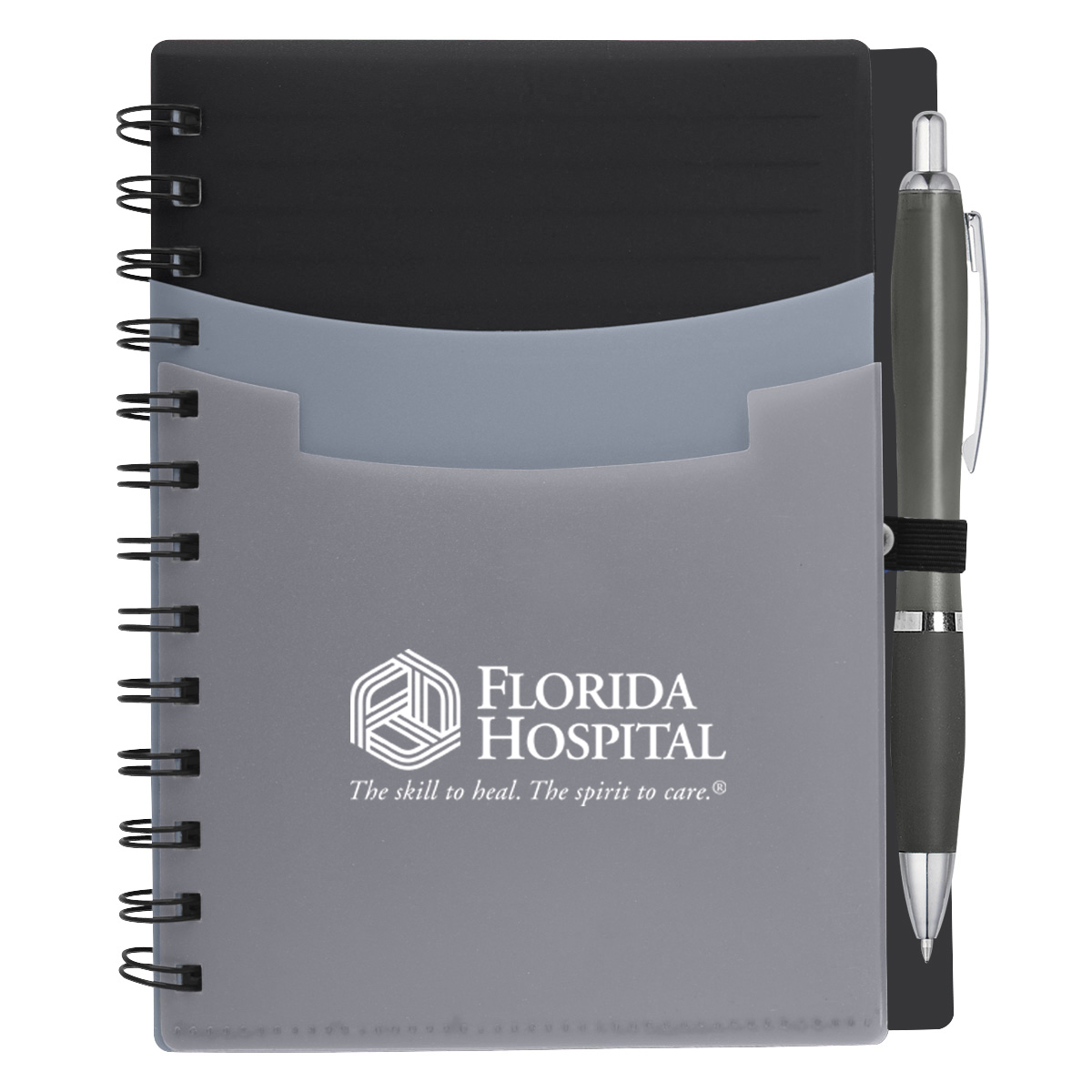 Tri-pocket Notebook & Satin Pen 1