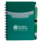 Tri-pocket Notebook & Satin Pen - 6939 RED Blank Tri-pocket Notebook & Satin Pen - 6939 RED Blank