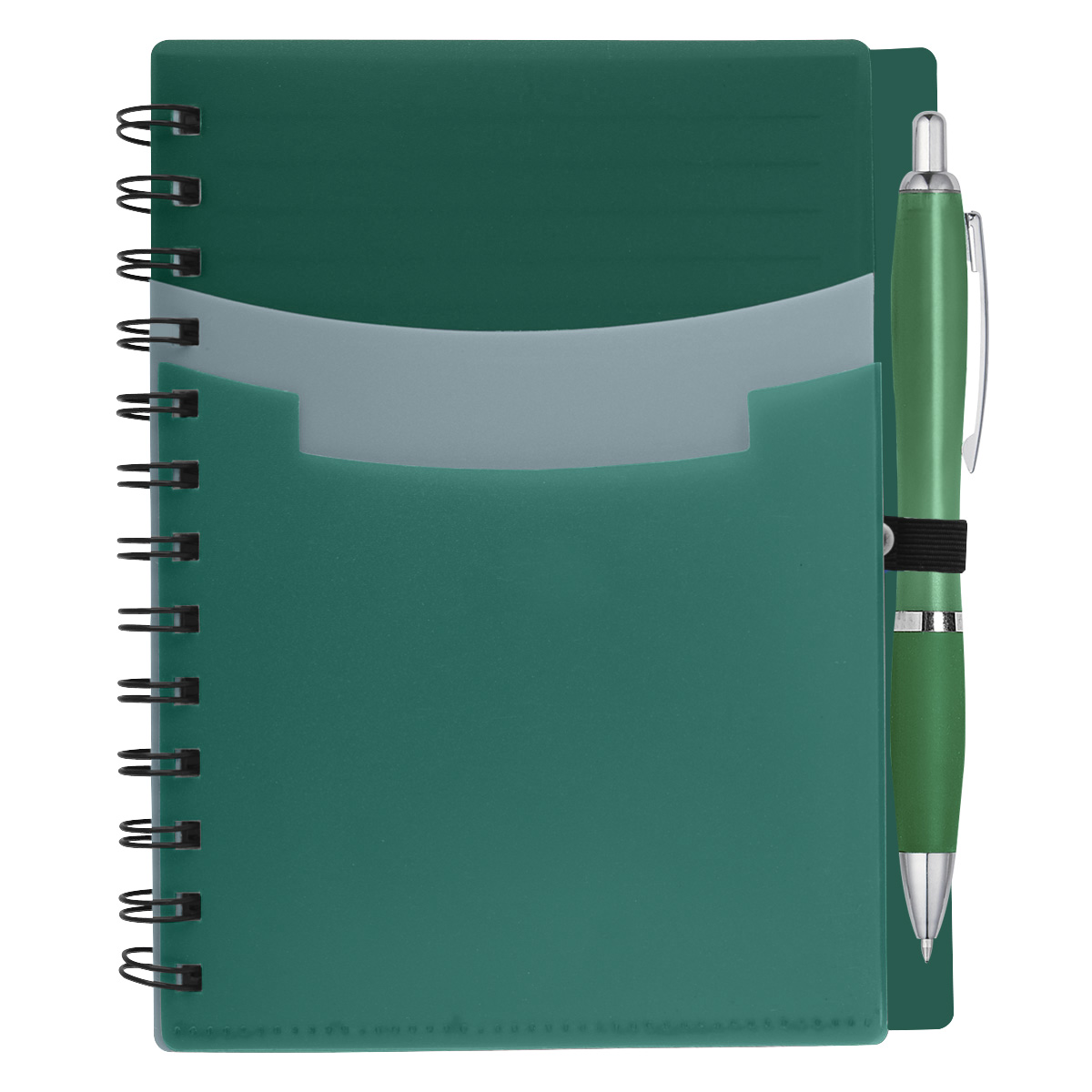 Tri-pocket Notebook & Satin Pen 1