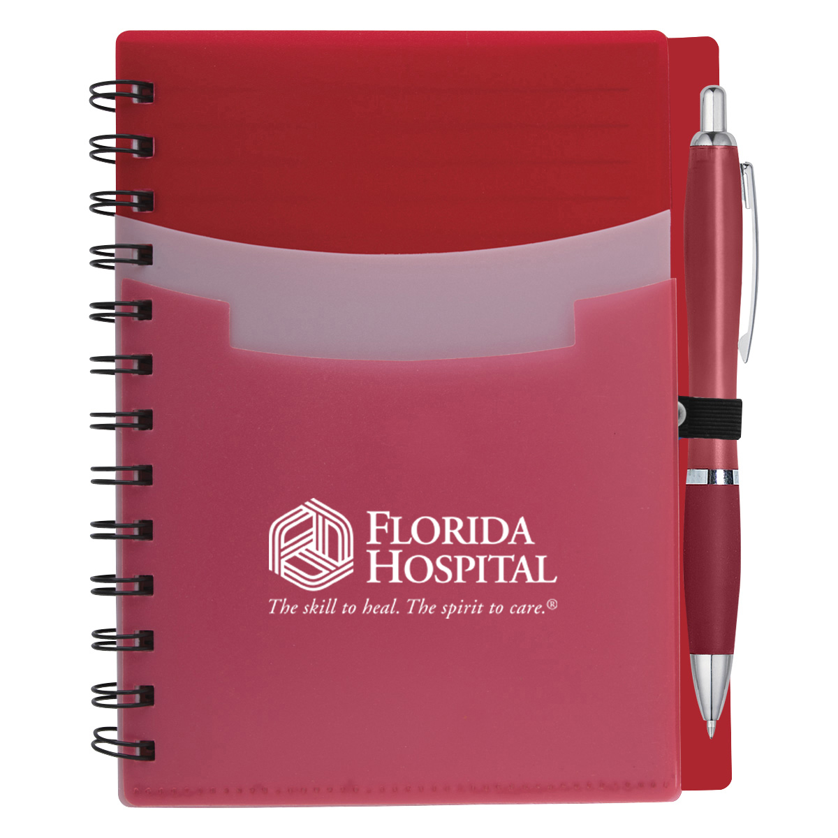 Tri-pocket Notebook & Satin Pen 1