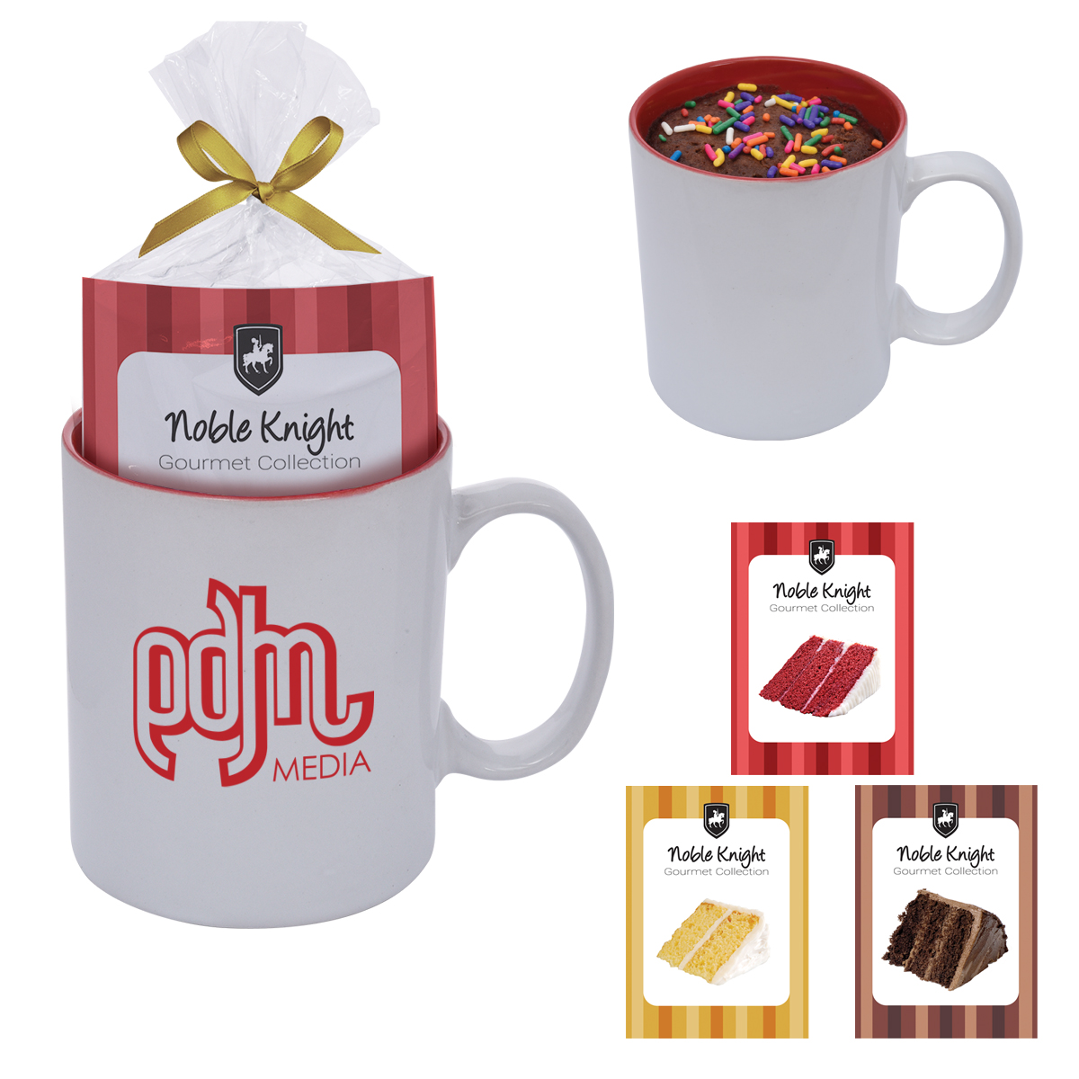 11 Oz. Colored Stoneware Mug With Mug Cake 1