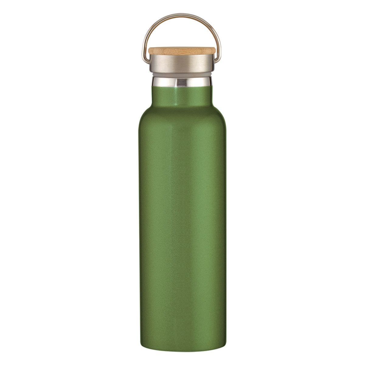 21 Oz. Full Laser Tipton Stainless Steel Bottle With Bamboo Lid 1