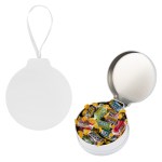 Full Color Ornament Tin With Candy - 1913 WHT ChocolateStars Blank Full Color Ornament Tin With Candy - 1913 WHT ChocolateStars Blank