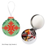 Full Color Ornament Tin With Candy - 1913 WHT HersheyKisses Blank Full Color Ornament Tin With Candy - 1913 WHT HersheyKisses Blank