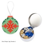 Full Color Ornament Tin With Candy - 1913 WHT JollyRanchers Blank Full Color Ornament Tin With Candy - 1913 WHT JollyRanchers Blank