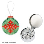 Full Color Ornament Tin With Candy - 1913 WHT Starlite Colorbrite Full Color Ornament Tin With Candy - 1913 WHT Starlite Colorbrite