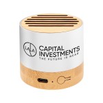 Recycled Aluminum Wireless Speaker - 25203 SIL Silkscreen Recycled Aluminum Wireless Speaker - 25203 SIL Silkscreen