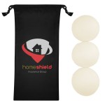 Wool Dryer Ball Set - 95230 BLK Colorbrite Wool Dryer Ball Set - 95230 BLK Colorbrite