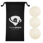 Wool Dryer Ball Set - 95230 BLK Silkscreen Wool Dryer Ball Set - 95230 BLK Silkscreen