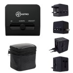 20w Universal Travel Adapter With Type-c - 25329 BLK Silkscreen 20w Universal Travel Adapter With Type-c - 25329 BLK Silkscreen