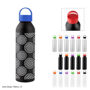 22 Oz. Full Laser Darcy Aluminum Bottle 1 22 Oz. Full Laser Darcy Aluminum Bottle 1