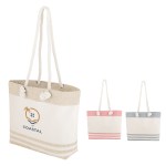 Marlo 10 Oz. Recycled Cotton Tote Bag With Twist Rope Handles 1 Marlo 10 Oz. Recycled Cotton Tote Bag With Twist Rope Handles 1