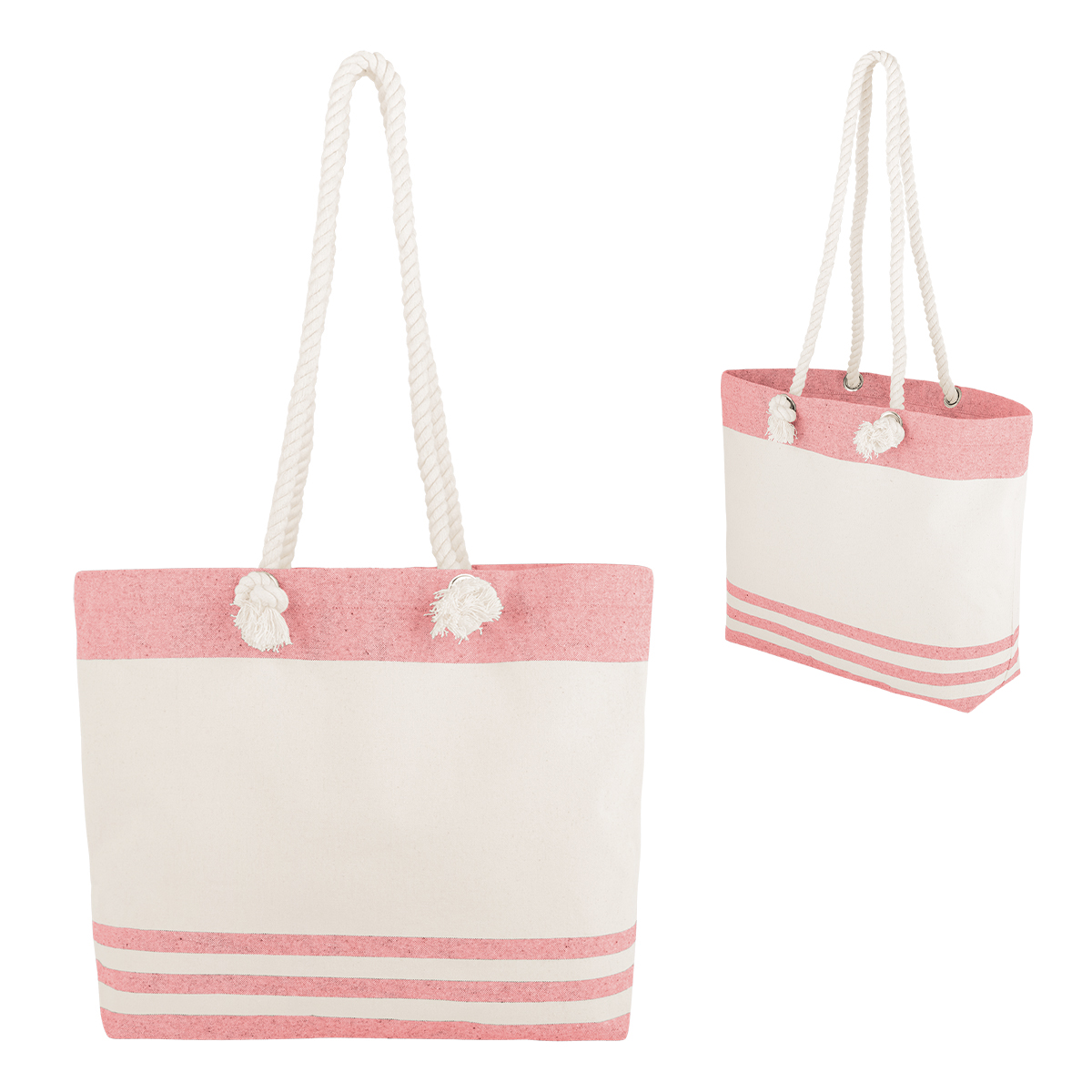 Marlo 10 Oz. Recycled Cotton Tote Bag With Twist Rope Handles 1