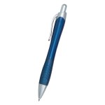 Rio Gel Pen With Contoured Rubber Grip - 881 METBLU Blank Rio Gel Pen With Contoured Rubber Grip - 881 METBLU Blank