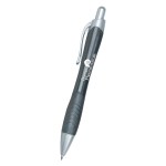 Rio Gel Pen With Contoured Rubber Grip - 881 METCHA Silkscreen Rio Gel Pen With Contoured Rubber Grip - 881 METCHA Silkscreen