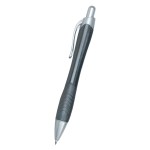 Rio Gel Pen With Contoured Rubber Grip - 881 METCHA Blank Rio Gel Pen With Contoured Rubber Grip - 881 METCHA Blank