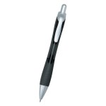 Rio Gel Pen With Contoured Rubber Grip - 881 TRNBLK Front Blank Rio Gel Pen With Contoured Rubber Grip - 881 TRNBLK Front Blank