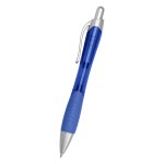 Rio Gel Pen With Contoured Rubber Grip - 881 TRNBLU Blank Rio Gel Pen With Contoured Rubber Grip - 881 TRNBLU Blank