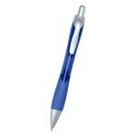Rio Gel Pen With Contoured Rubber Grip - 881 TRNBLU Front Blank Rio Gel Pen With Contoured Rubber Grip - 881 TRNBLU Front Blank