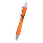 Rio Gel Pen With Contoured Rubber Grip - 881 TRNRED Silkscreen Rio Gel Pen With Contoured Rubber Grip - 881 TRNRED Silkscreen