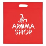 Large Heat Sealed Non-woven Exhibition Tote Bag - 3390 RED Silkscreen Large Heat Sealed Non-woven Exhibition Tote Bag - 3390 RED Silkscreen