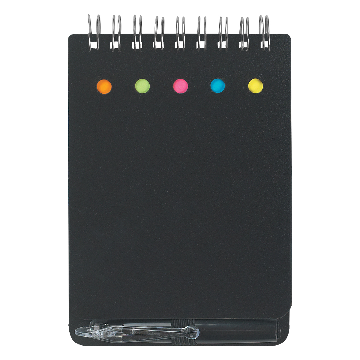 Spiral Jotter With Sticky Notes, Flags & Pen 1