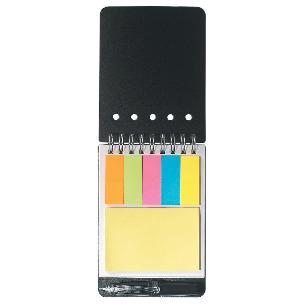 Spiral Jotter With Sticky Notes, Flags & Pen 1
